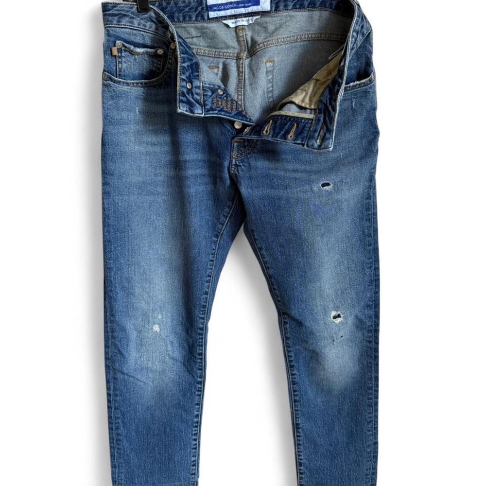 Jacob Cohen Men's Faded Blue Skinny Jeans